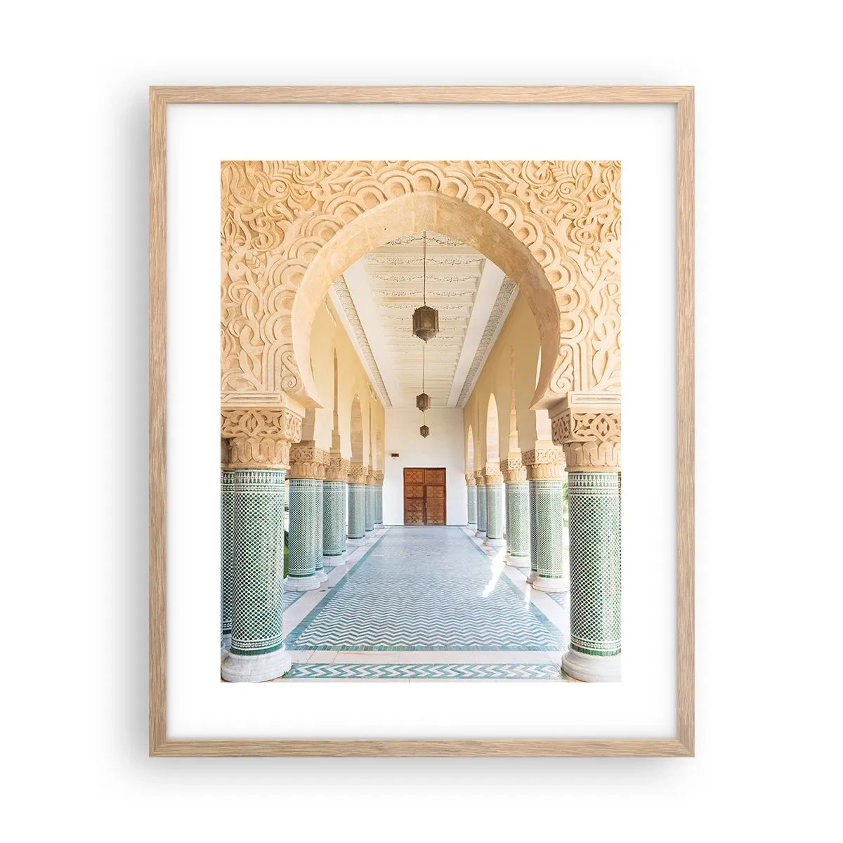 Poszter világos tölgy keretben - Scheherazade meséiből - 40x50 cm