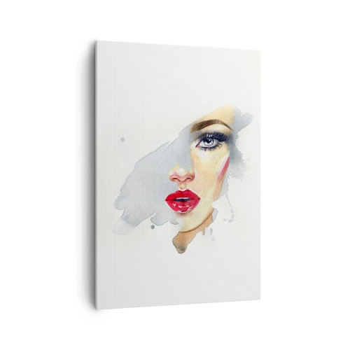 Vászonkép - Egy vízcsepp tükörkép  - 70x100 cm