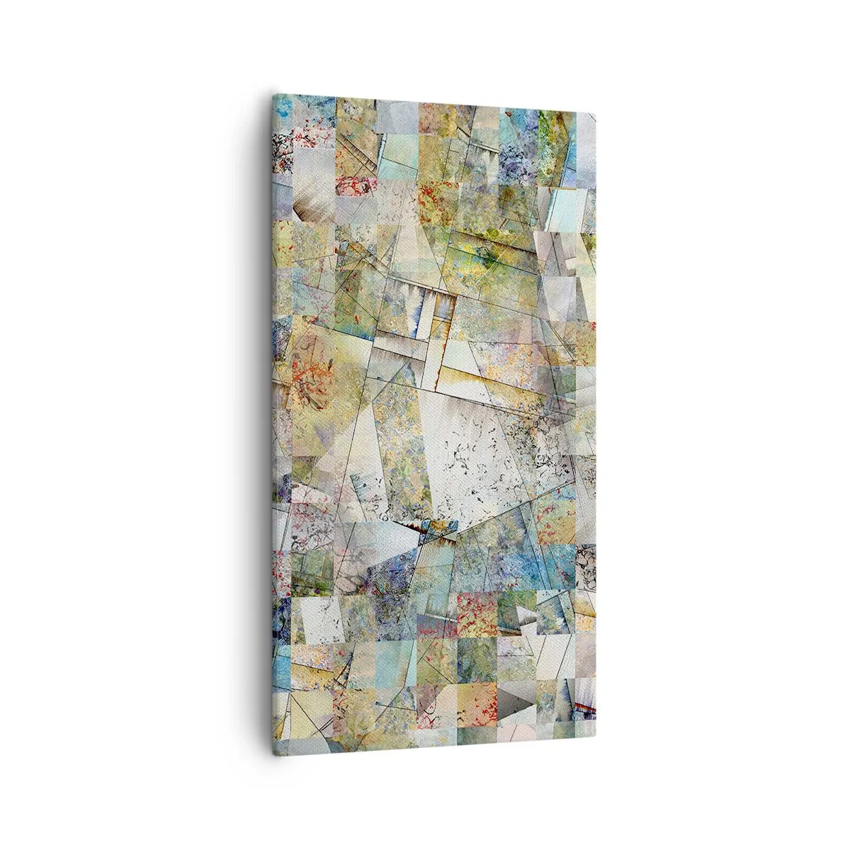 Vászonkép - Geometrikus átrendeződés - 55x100 cm