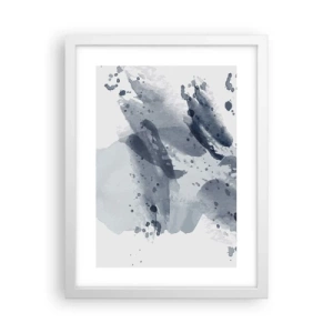 Poszter fekete keretben - A víz természetének tanulmánya  - 30x40 cm