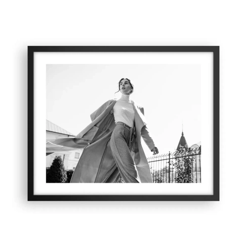 Poszter fehér keretben - Velem jössz? - 50x40 cm