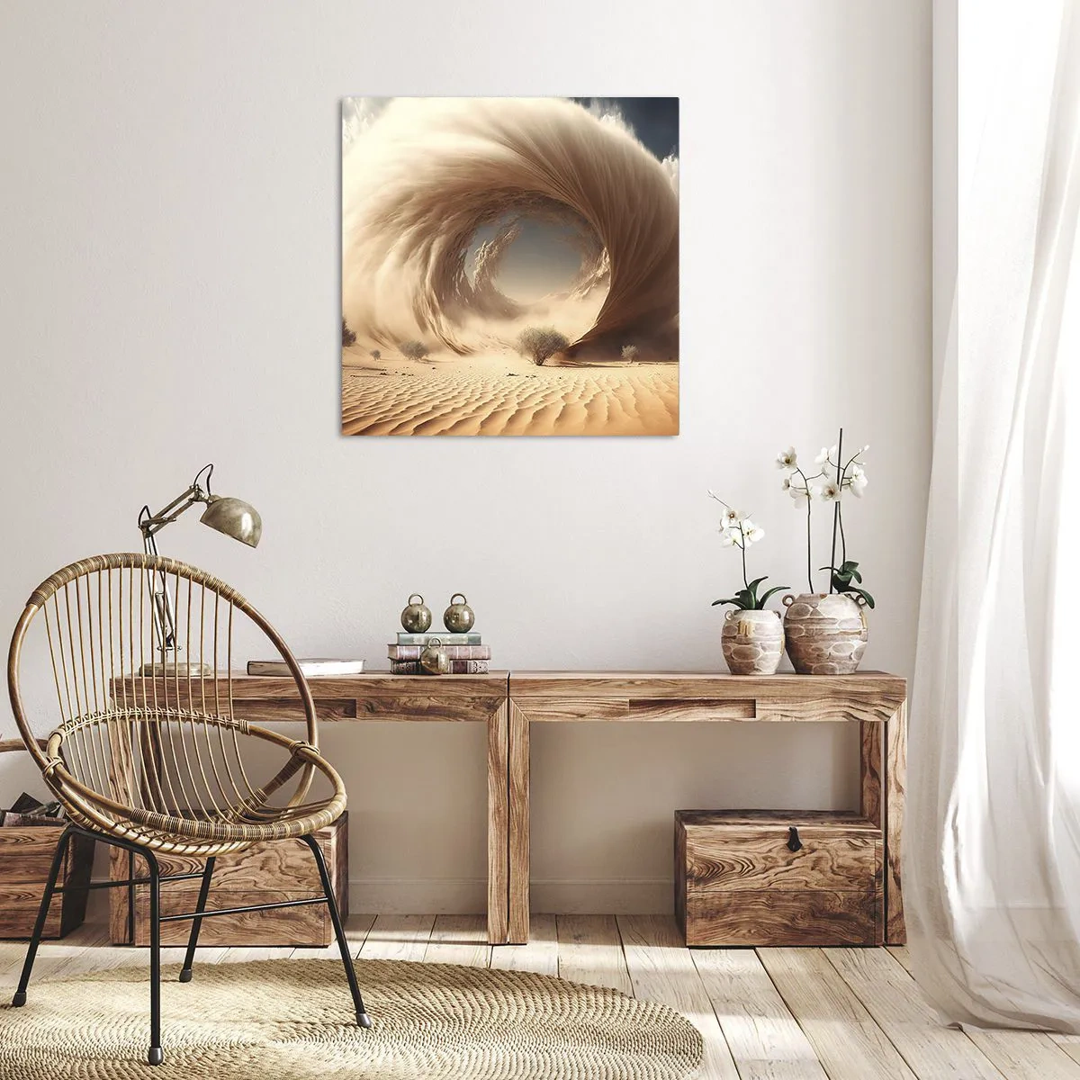 Vászonkép - Megnyílt portált - 60x60 cm