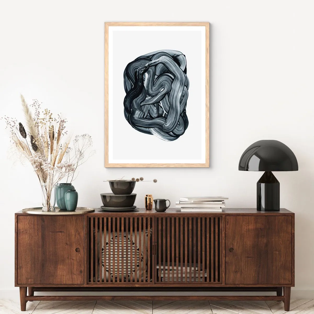 Poszter világos tölgy keretben - Ez nem olyan egyszerű - 61x91 cm