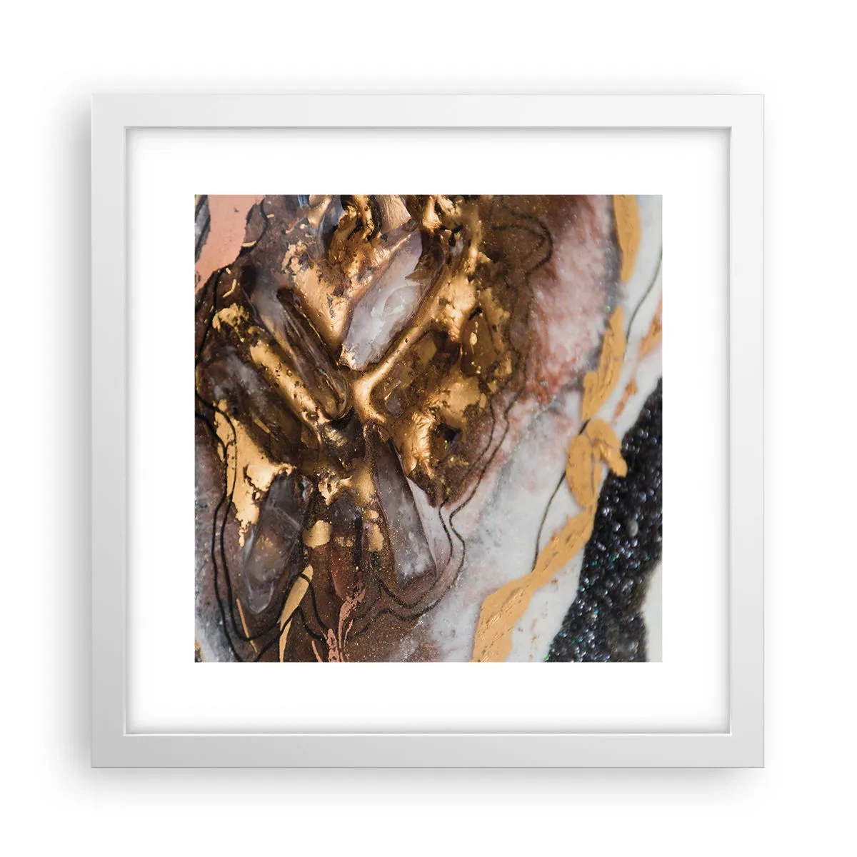 Poszter fekete keretben - A föld eleme - 30x30 cm