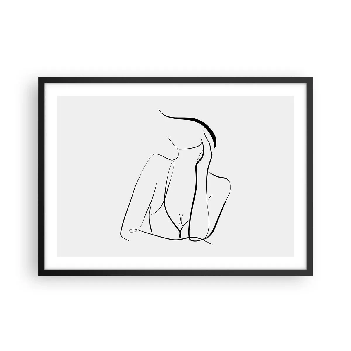 Poszter fehér keretben - Az álmok hullámán - 70x50 cm