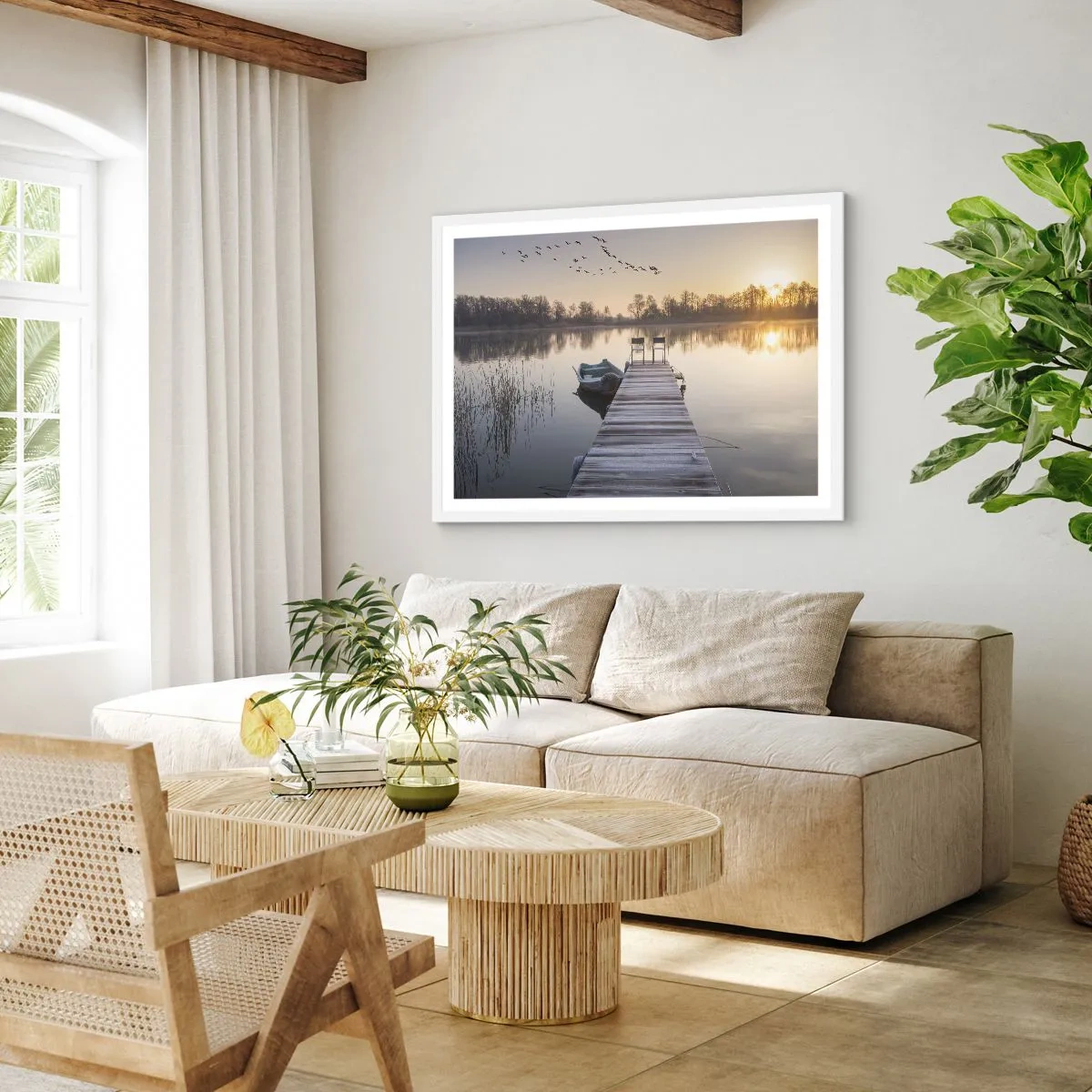 Poszter fekete keretben - Egy kis idő múlva visszajövök - 100x70 cm