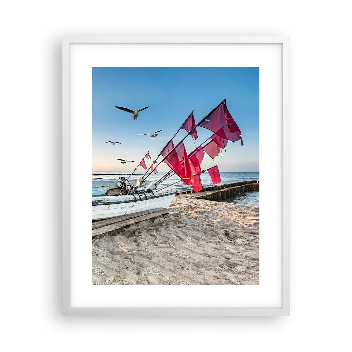 Poszter fekete keretben - Megérdemelt pihenés - 40x50 cm