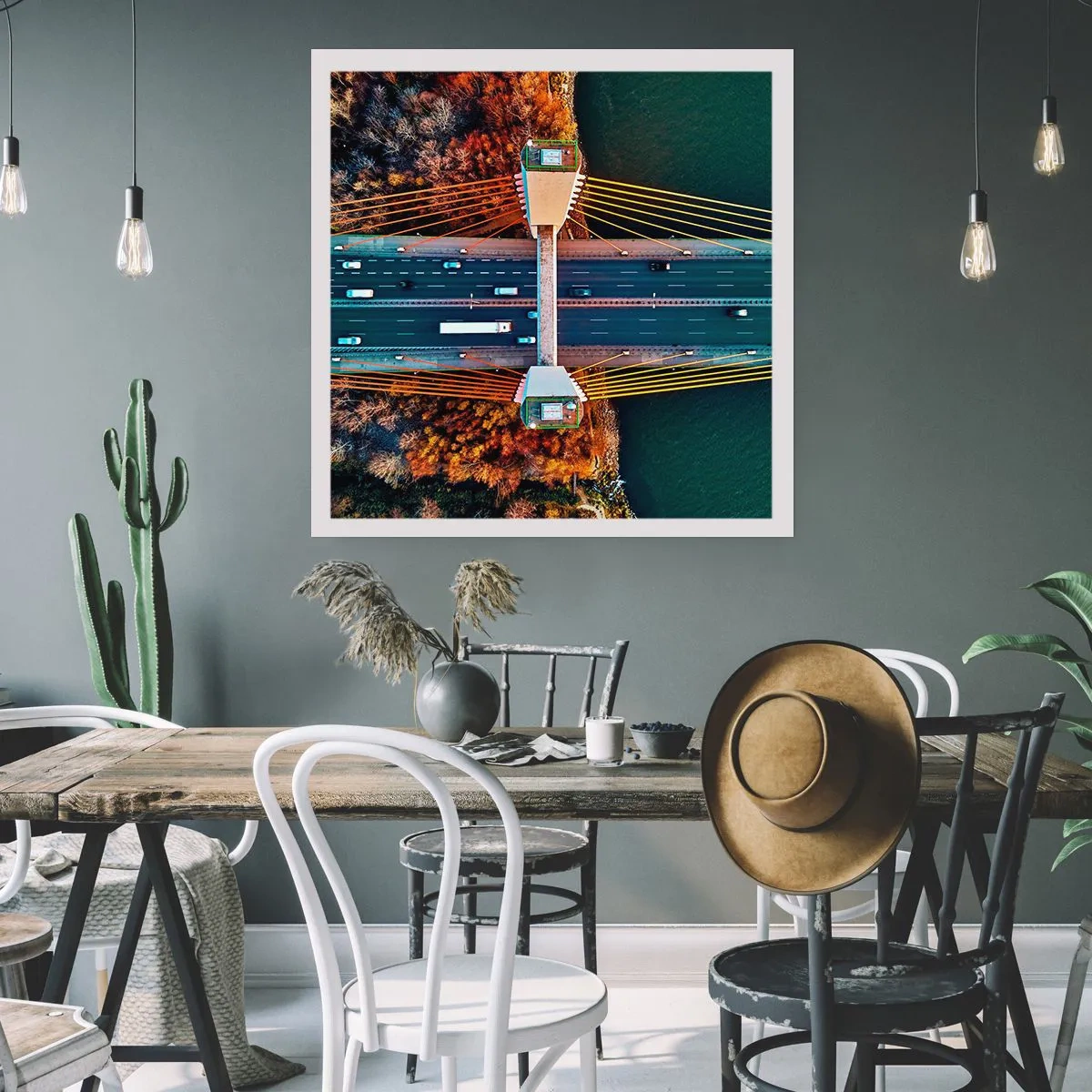 Poszter - TÚL a vizeken, túl az erdőkön - 50x50 cm