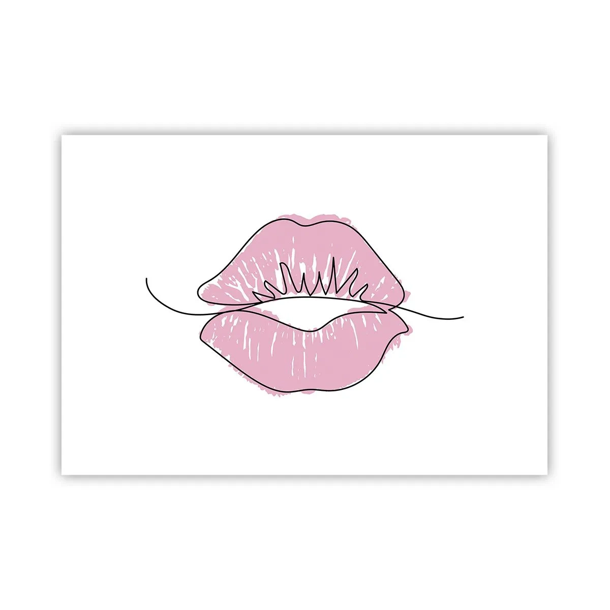 Poszter - Készen állsz a csókra? - 100x70 cm