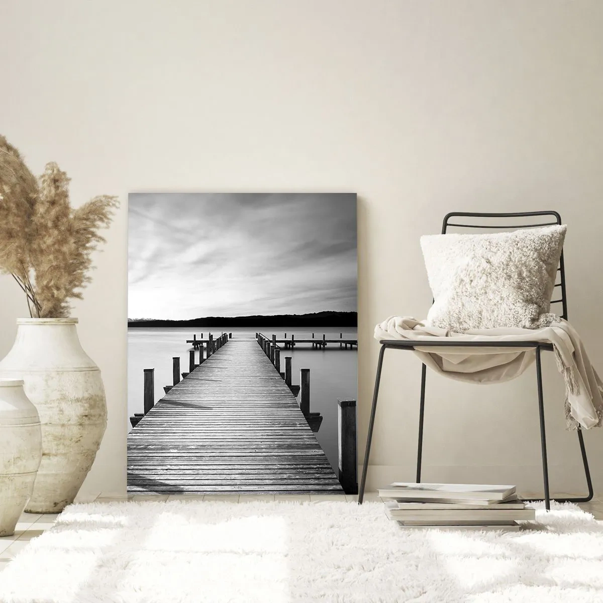 Üveg kép - A víznyelőnél - békében - 70x100 cm