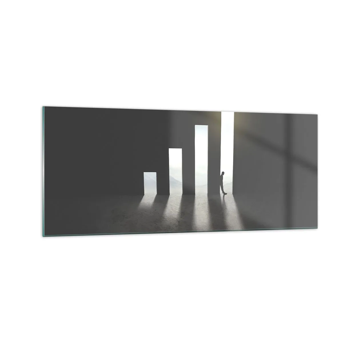 Üveg kép - Siker - egy benyomás - 100x40 cm