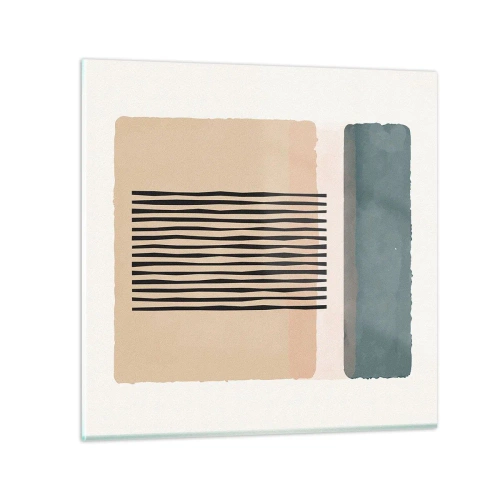 Üveg kép - Minden rendben - 40x40 cm