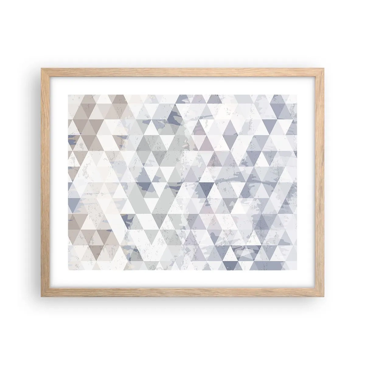 Poszter világos tölgy keretben - Hármas ritmusban - 50x40 cm