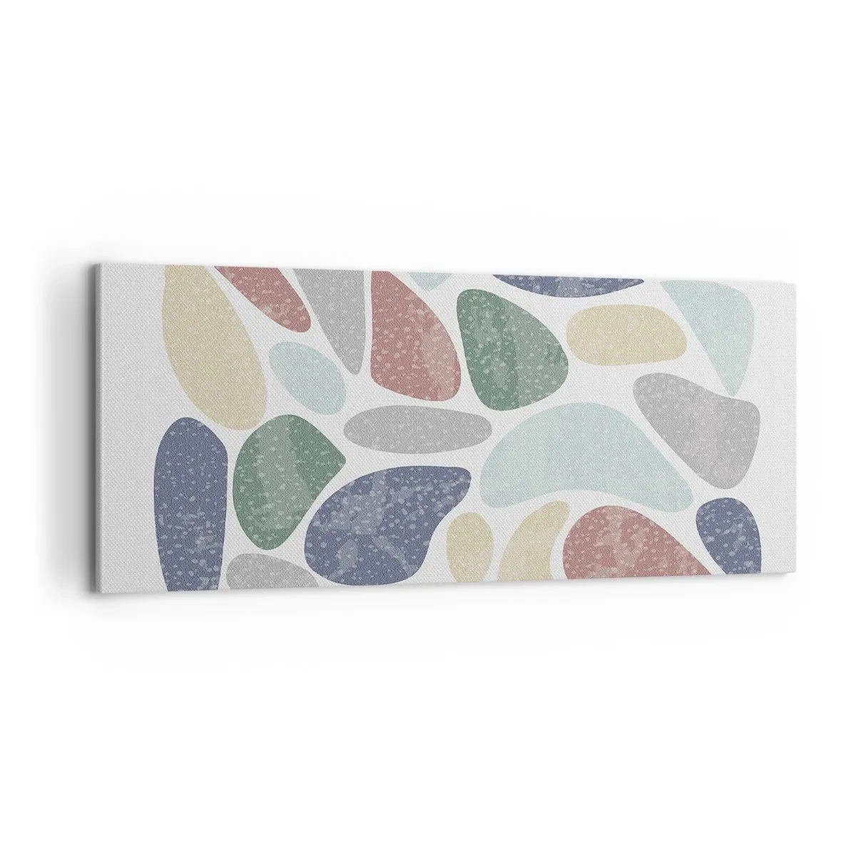 Vászonkép - Mozaik púderes színekből - 100x40 cm