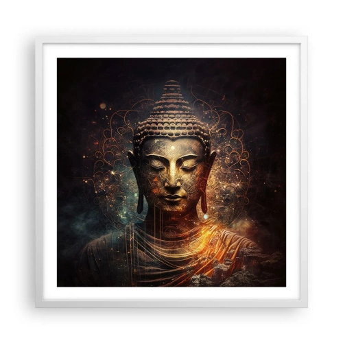 Poszter fekete keretben - Spirituális egyensúly - 60x60 cm