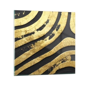 Üveg kép - Minden folyik - 70x70 cm