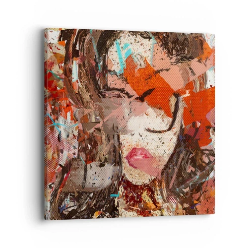 Vászonkép - Senki sem tudja, hogy milyen vagy valójában - 40x40 cm
