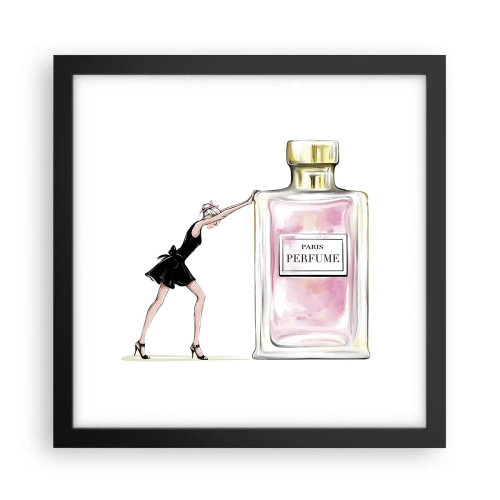 Poszter fehér keretben - A nőiesség lényege - 30x30 cm