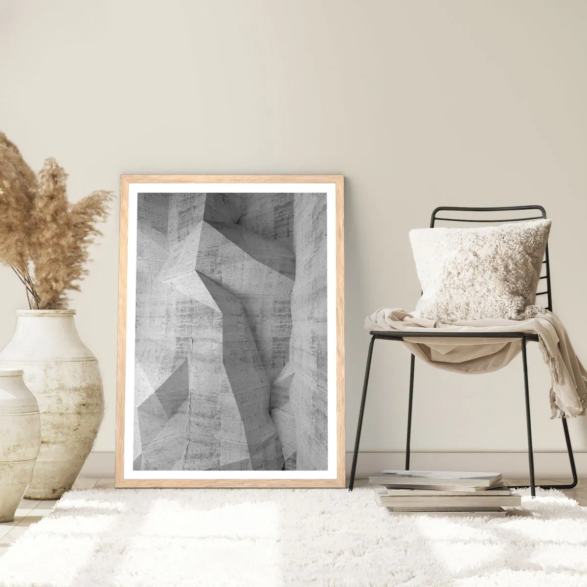 Poszter világos tölgy keretben - Igazi kihívás - 40x50 cm