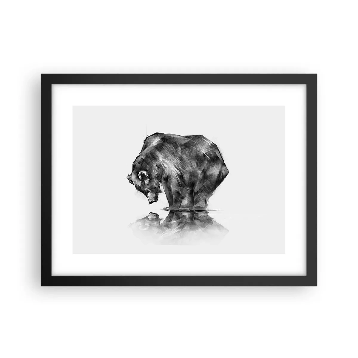 Poszter fehér keretben - Jó látni rokont - 40x30 cm