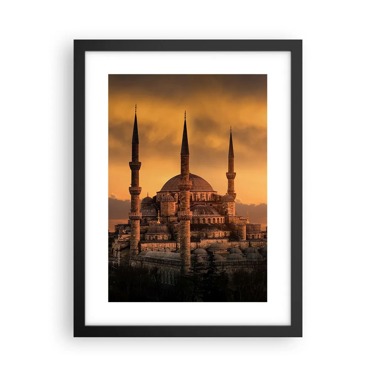 Poszter fehér keretben - Isten hatalmas - 30x40 cm