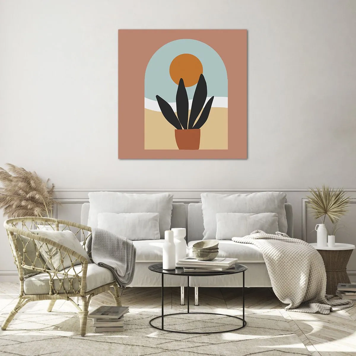 Üveg kép - Kis örömök - 30x30 cm