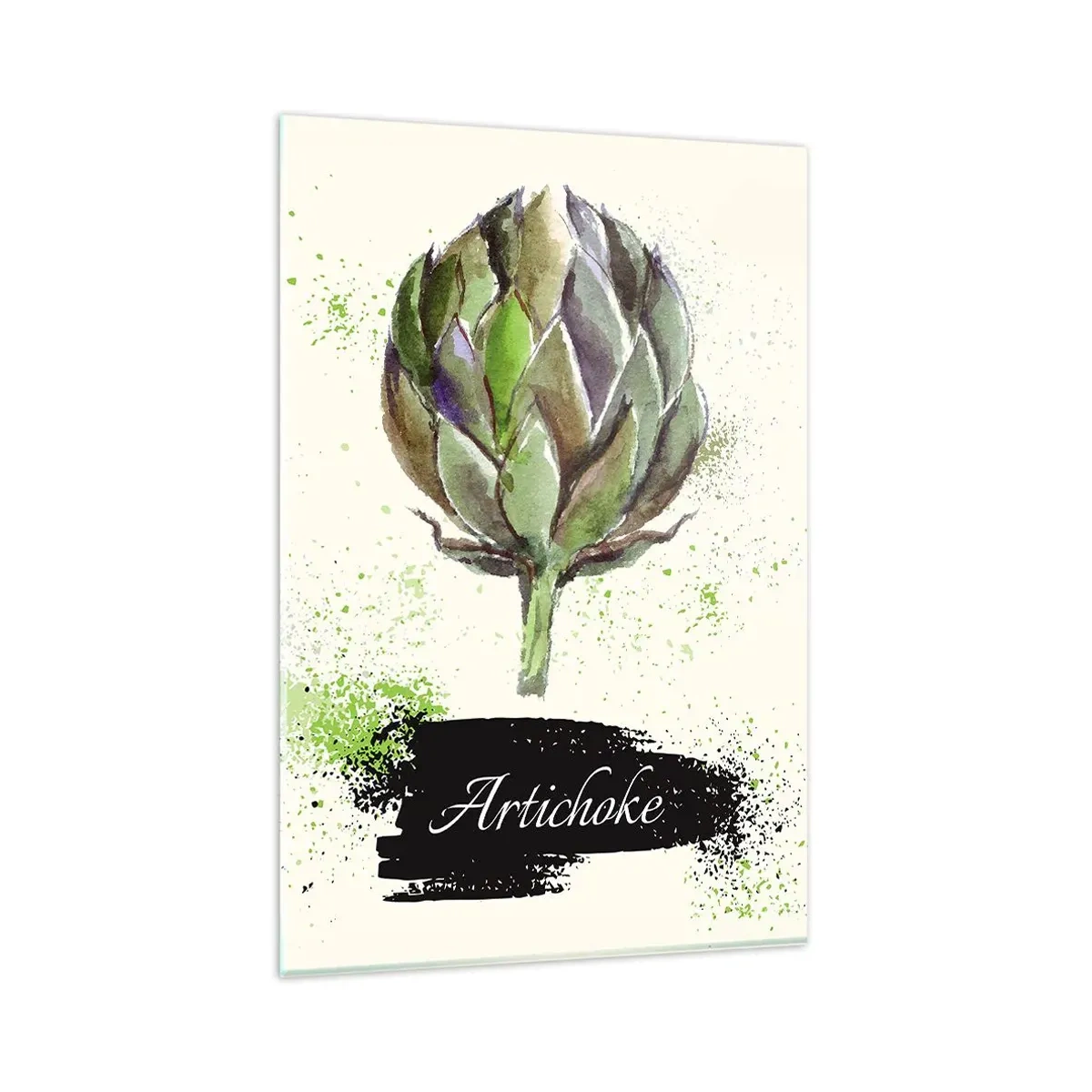 Üveg kép - Eviva zöldségek! - 80x120 cm