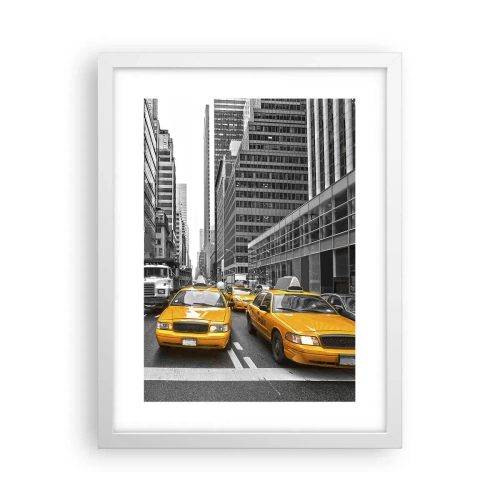 Poszter fekete keretben - Mi színezzük a várost - 30x40 cm