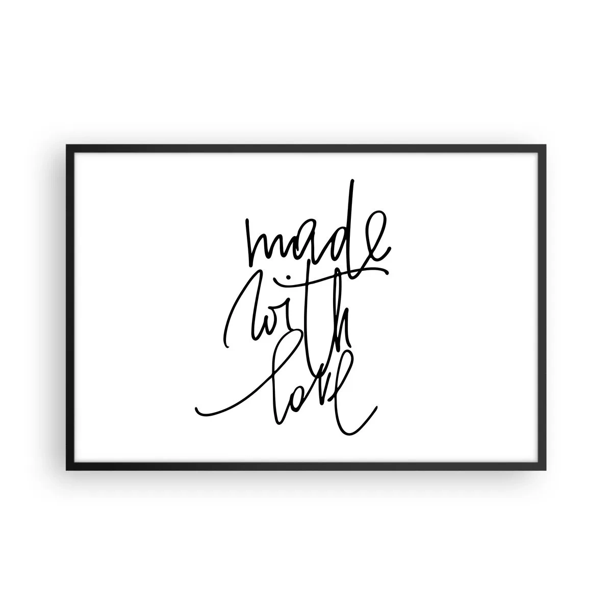 Poszter fehér keretben - A legjobb márka - 91x61 cm