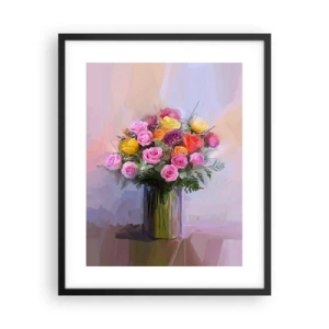 Poszter fehér keretben - Megtartott szépség - 40x50 cm