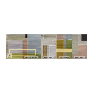 Fotótapéta Minta Premium Canvas - Egyszerűen és nyugodtan - Absztrakció, Modern művészet, Téglalapok - 100x30 cm