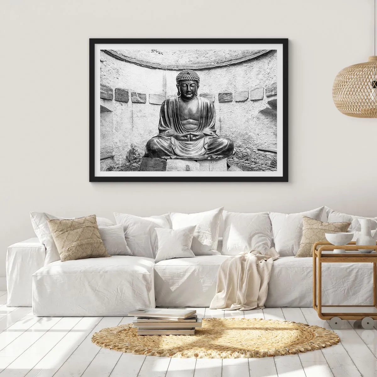 Poszter fehér keretben - A béke forrásánál - 100x70 cm