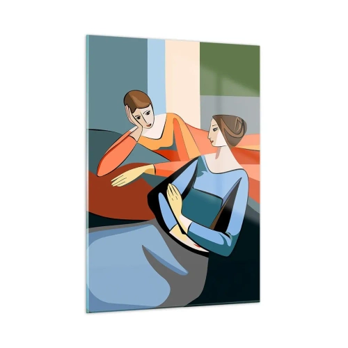 Üveg kép - A bizalmak pillanata - 50x70 cm