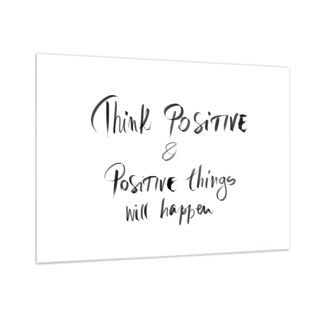 Üveg kép - Hogyan élj? - 100x70 cm