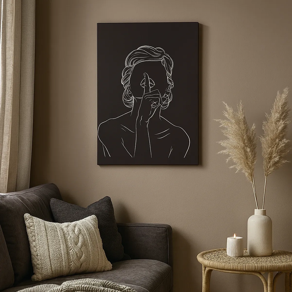 Vászonkép - A szépség csendben virágzik - 50x70 cm