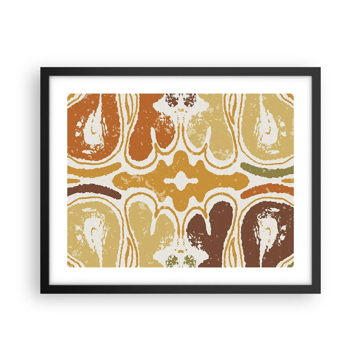 Poszter fehér keretben - Érzelmes absztrakció - 50x40 cm