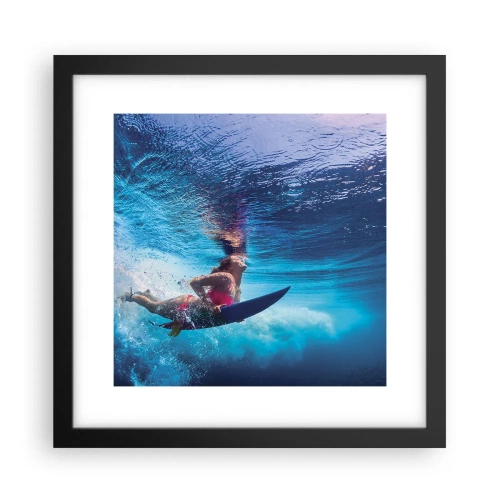 Poszter fehér keretben - Az öröm mélysége - 30x30 cm