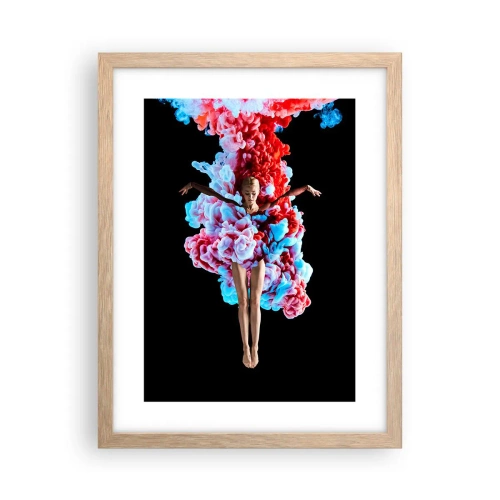 Poszter világos tölgy keretben - Teljes virágzásban - 30x40 cm