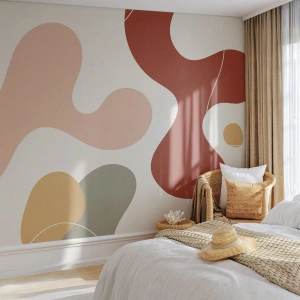 Fotótapéta Premium Canvas - Pöttyök vagy hullámok? - Absztrakció, Darab, Képzelet - 100x70 cm