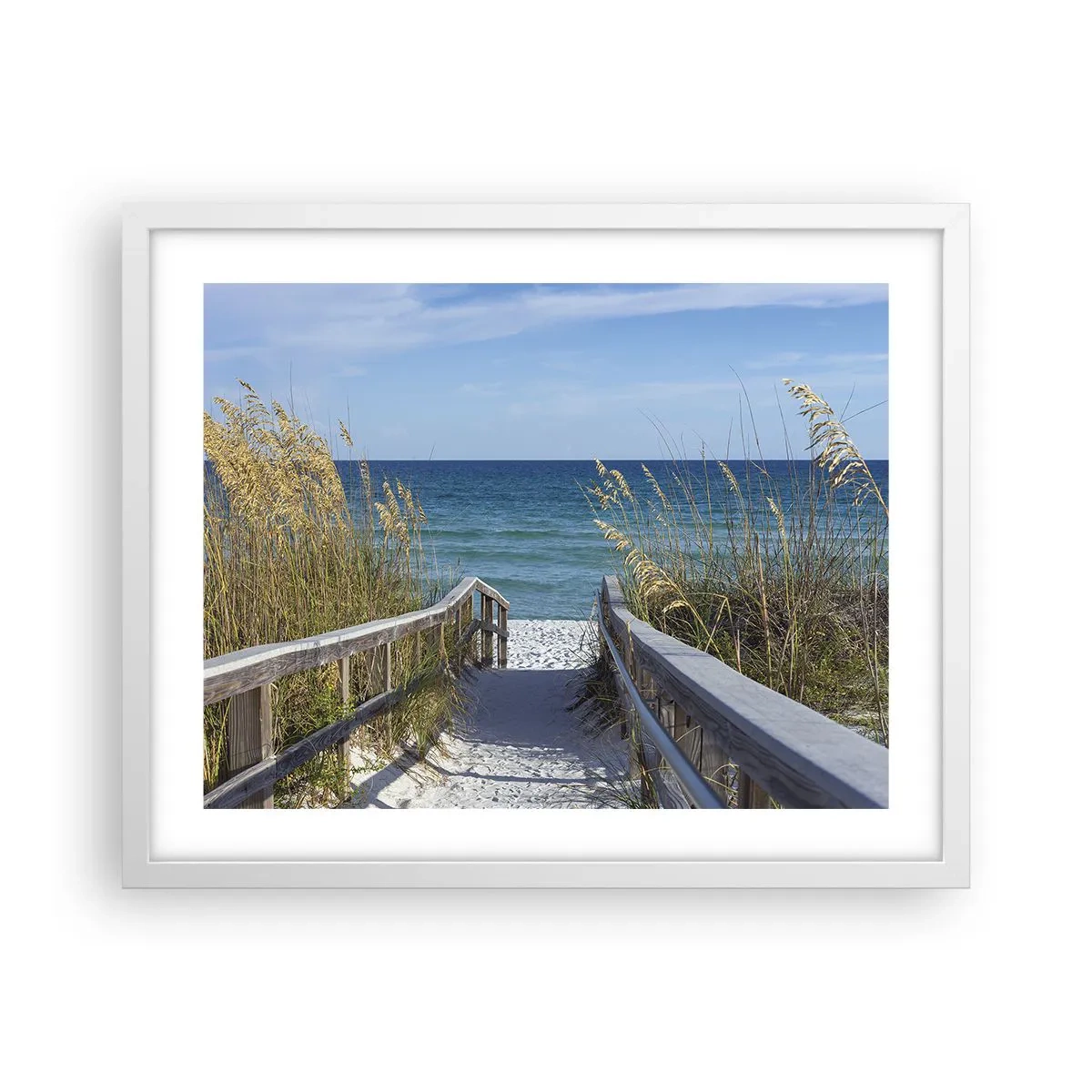 Poszter fekete keretben - Napsütésben, szélben - 50x40 cm