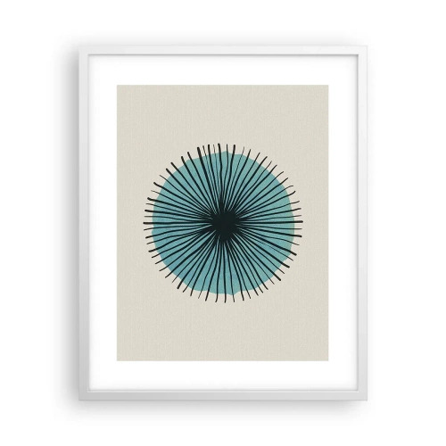 Poszter fekete keretben - Ragyogóan a kékben - 40x50 cm