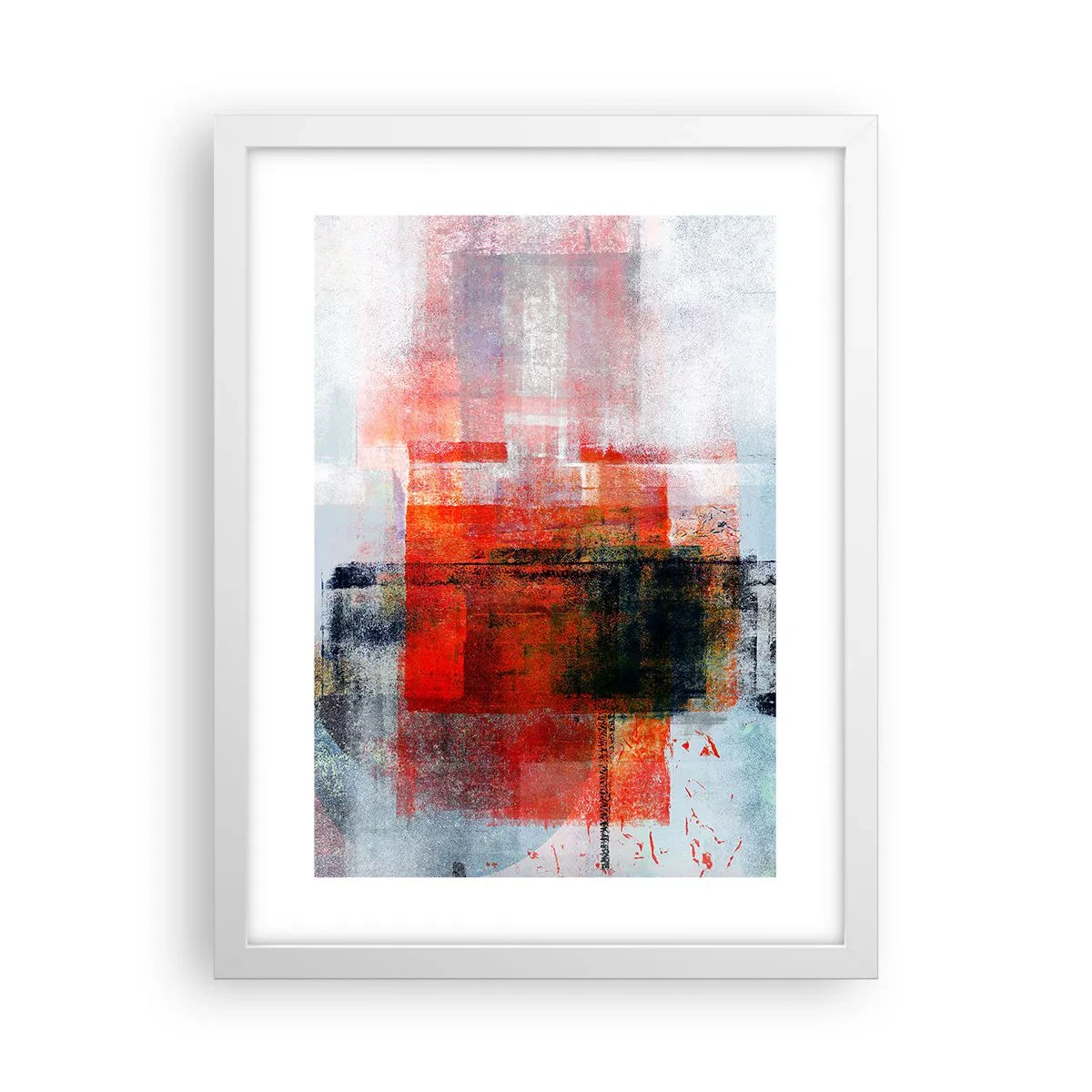 Poszter fekete keretben - Izzó kompozíció - 30x40 cm