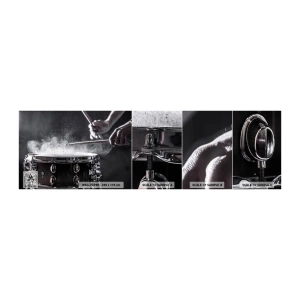 Fotótapéta Minta Öntapadós Deluxe Sticker - A zene pulzusa - Zene, Hangszer, Dob - 100x30 cm