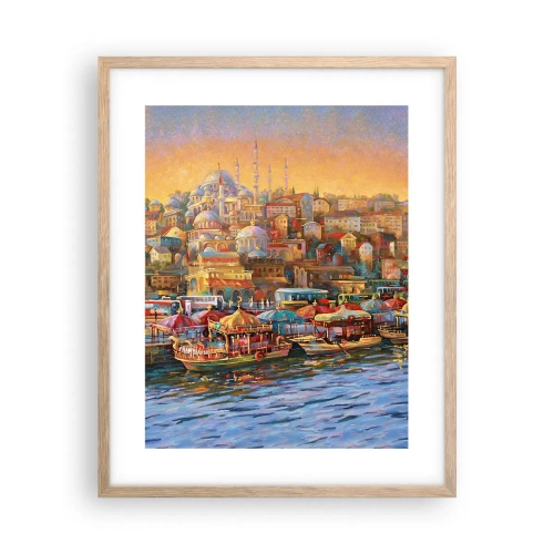 Poszter világos tölgy keretben - Isztambuli mese - 40x50 cm