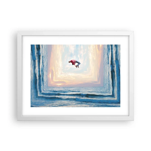 Poszter fekete keretben - Egy másik dimenzióba - 40x30 cm