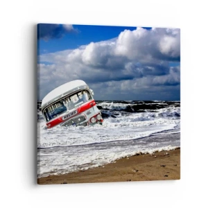 Vászonkép - Min csodálkozol? - 40x40 cm