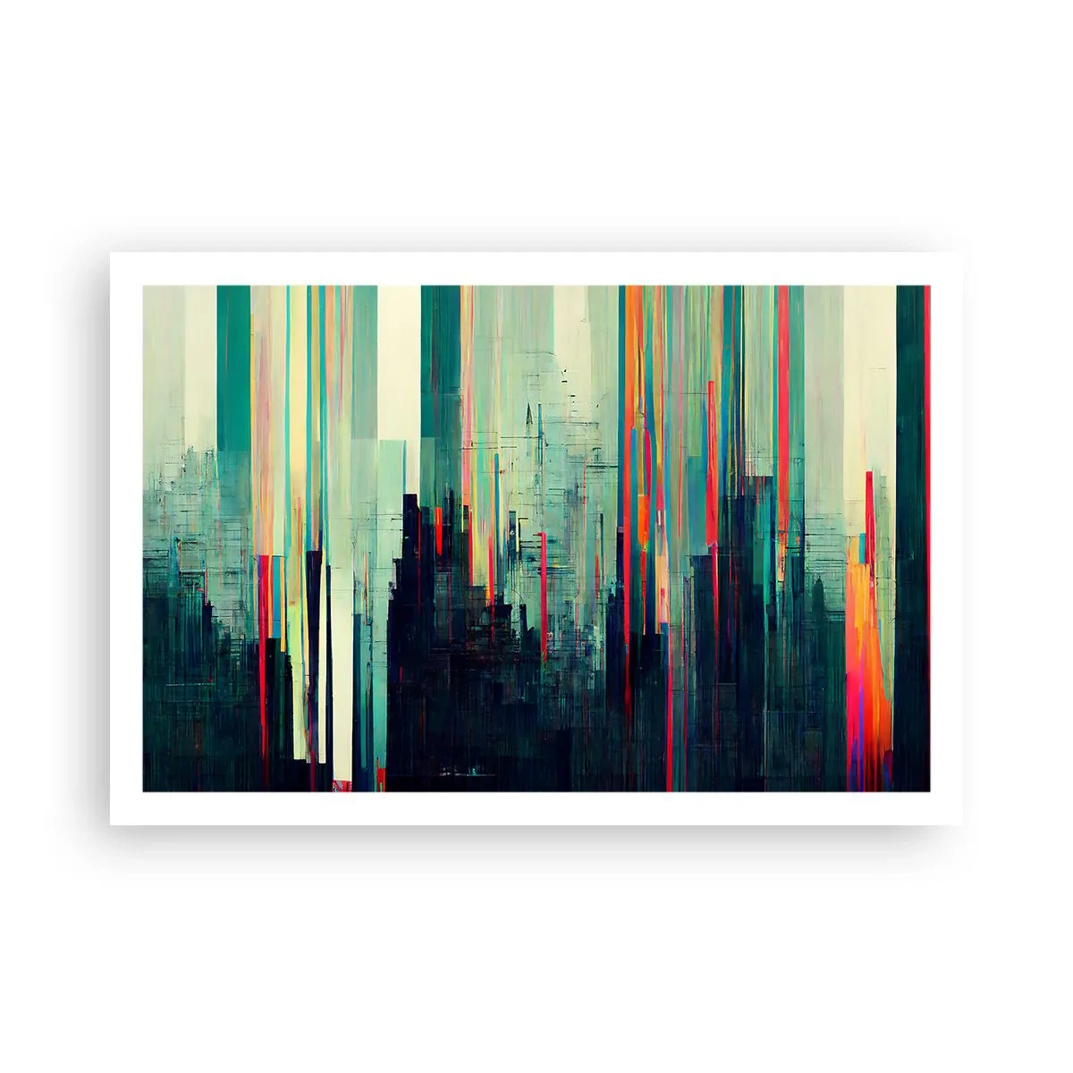 Poszter - Futurisztikus város - 91x61 cm