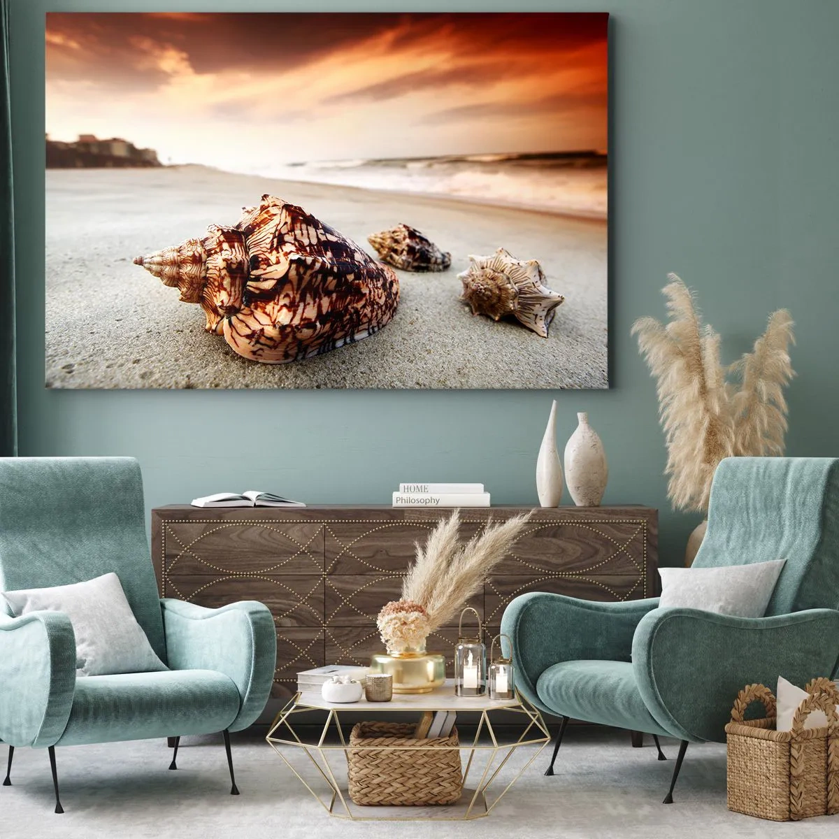 Vászonkép - A hullámok kitaszítottjai - 120x80 cm