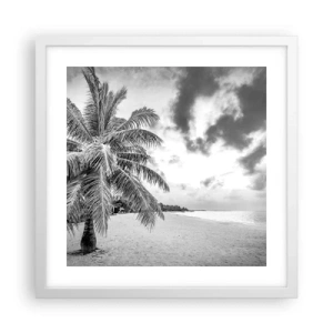 Poszter fekete keretben - Amikor a magányra vágysz... - 40x40 cm