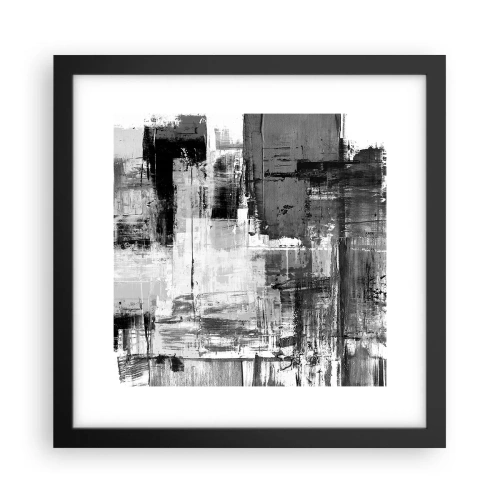 Poszter fehér keretben - A szürke szép - 30x30 cm